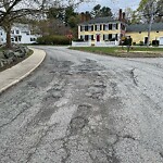 Pothole at Old Elm St, North Billerica