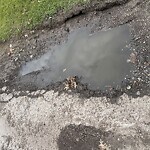Pothole at Dane Ave, North Billerica