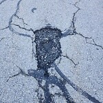Pothole at 5 Frost St