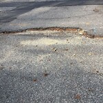 Pothole at 37 Blackwood Ave